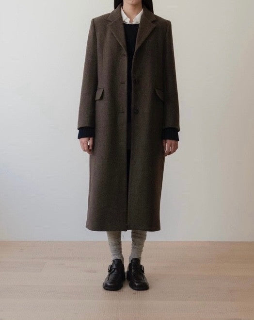 Wool single coat-3col