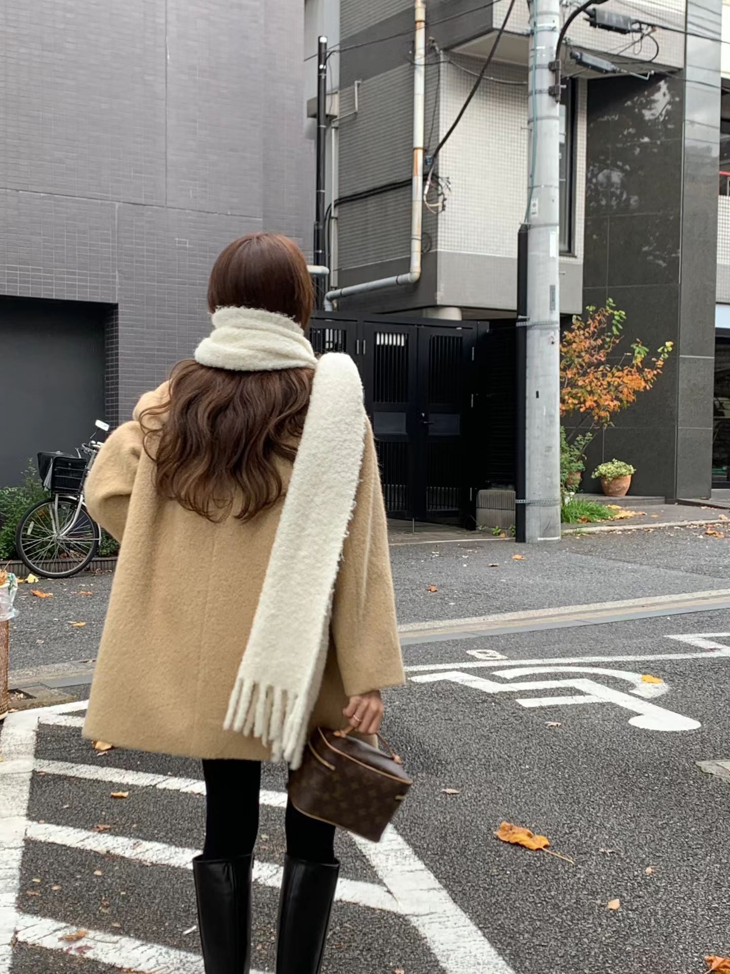 Ounce sander alpaca half coat-2col