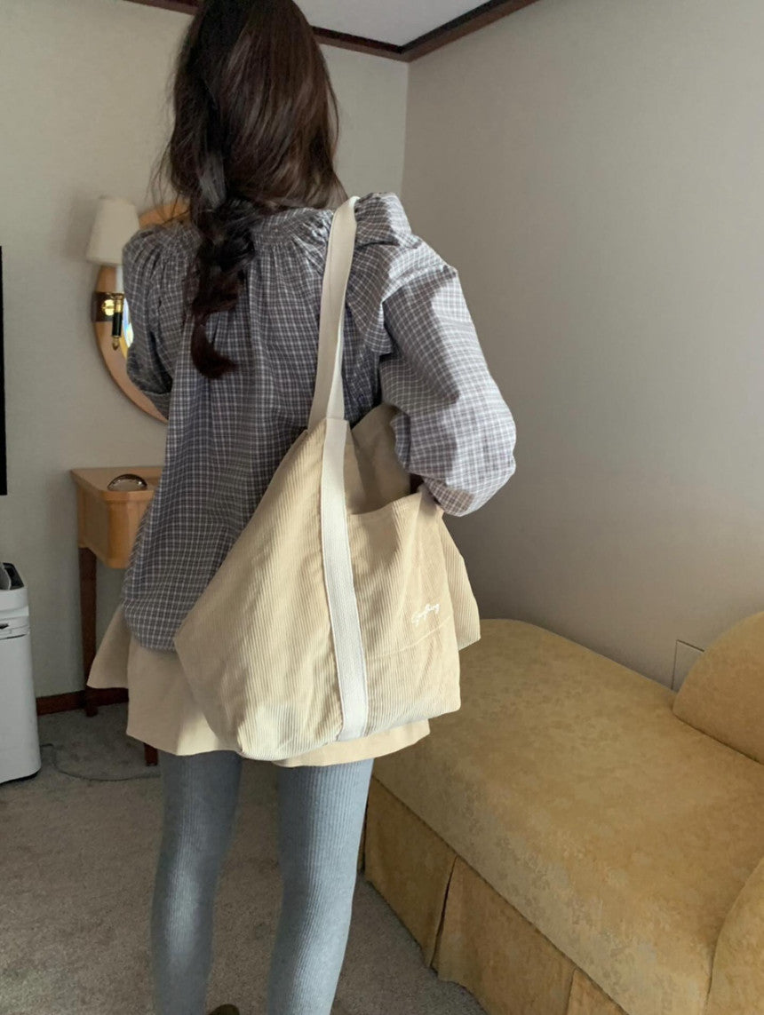 Venice check blouse-2col