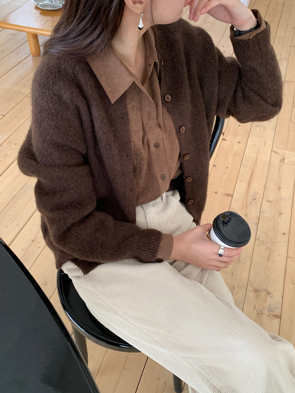 carrot cardigan-4col