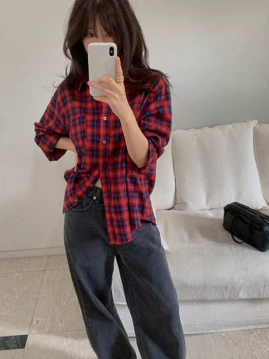 Rok check shirt