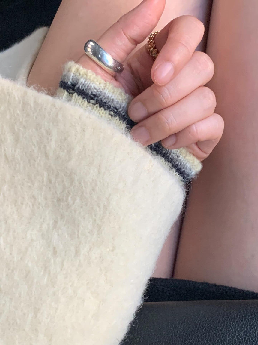 Raboom crop knit-2col