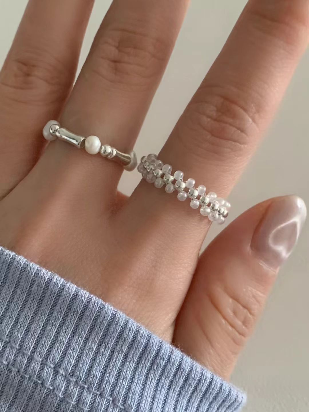 Flower Silver Ball biz Banding rong