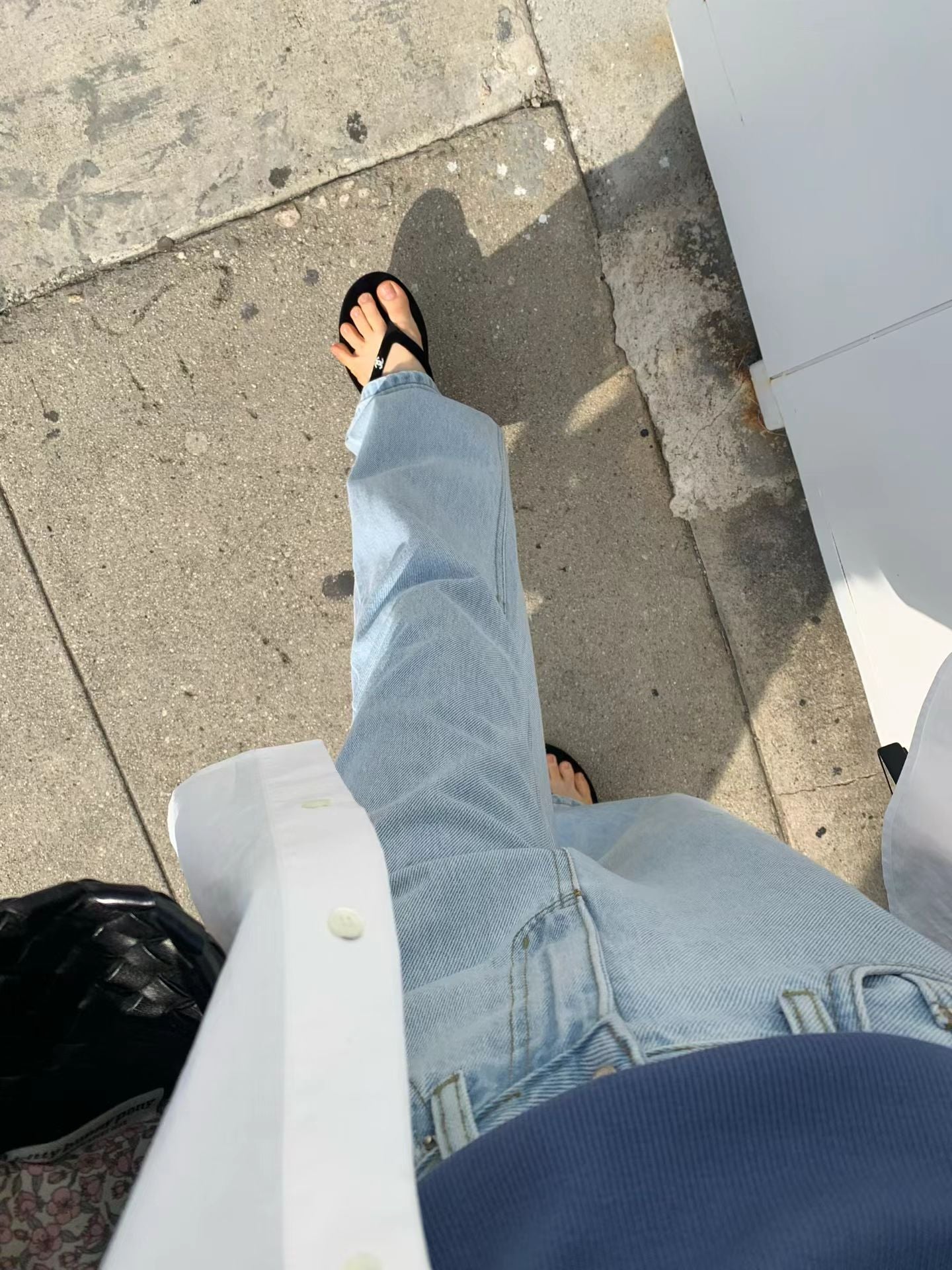 Ounce liv light blue denim