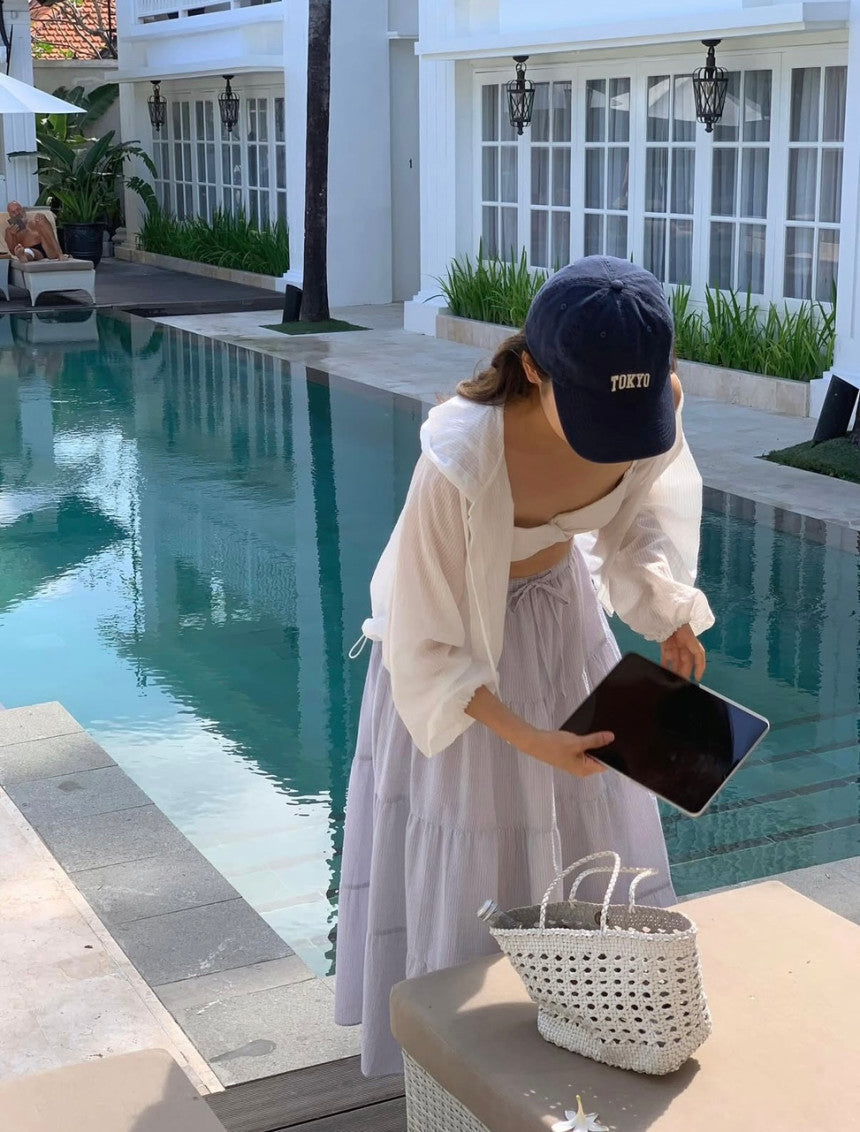 liter pino s.t hood blouse-2col