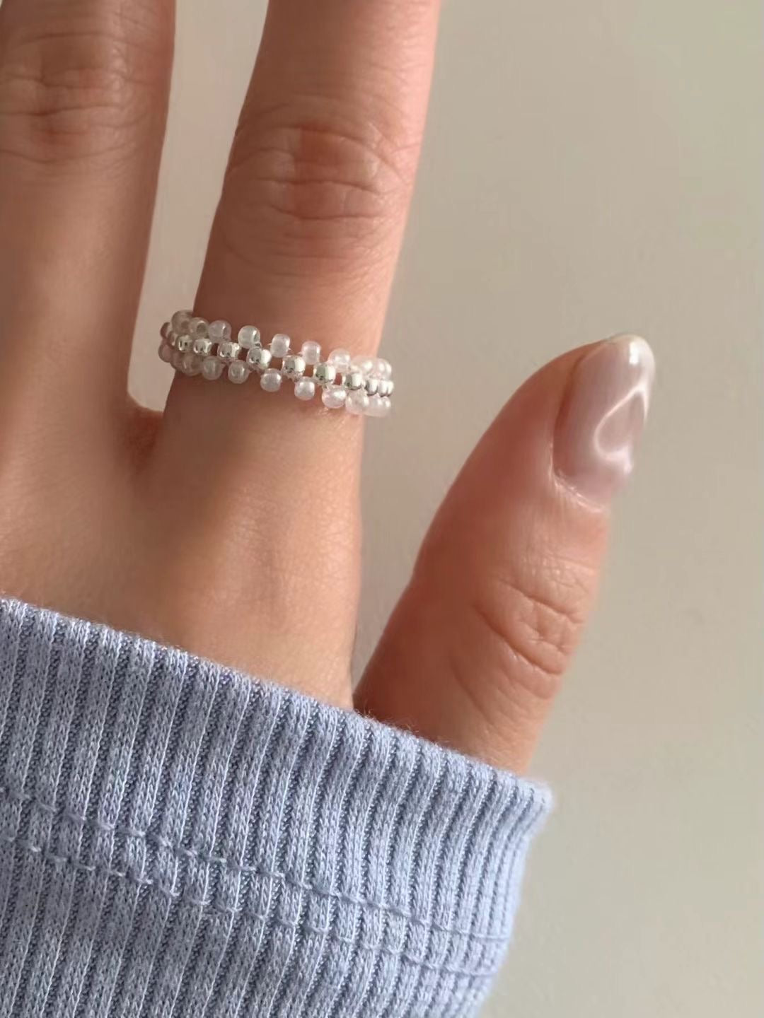 Flower Silver Ball biz Banding rong