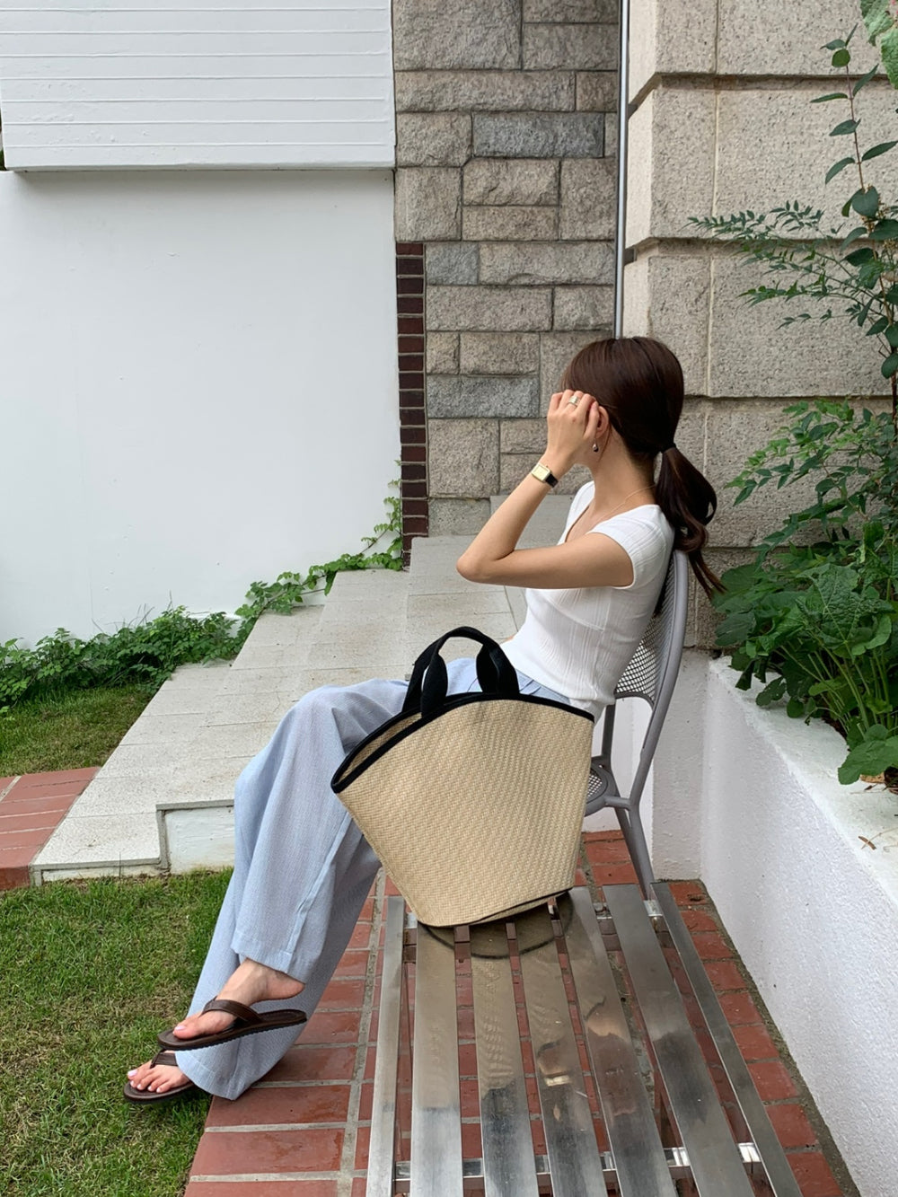 Blooming pants-2col