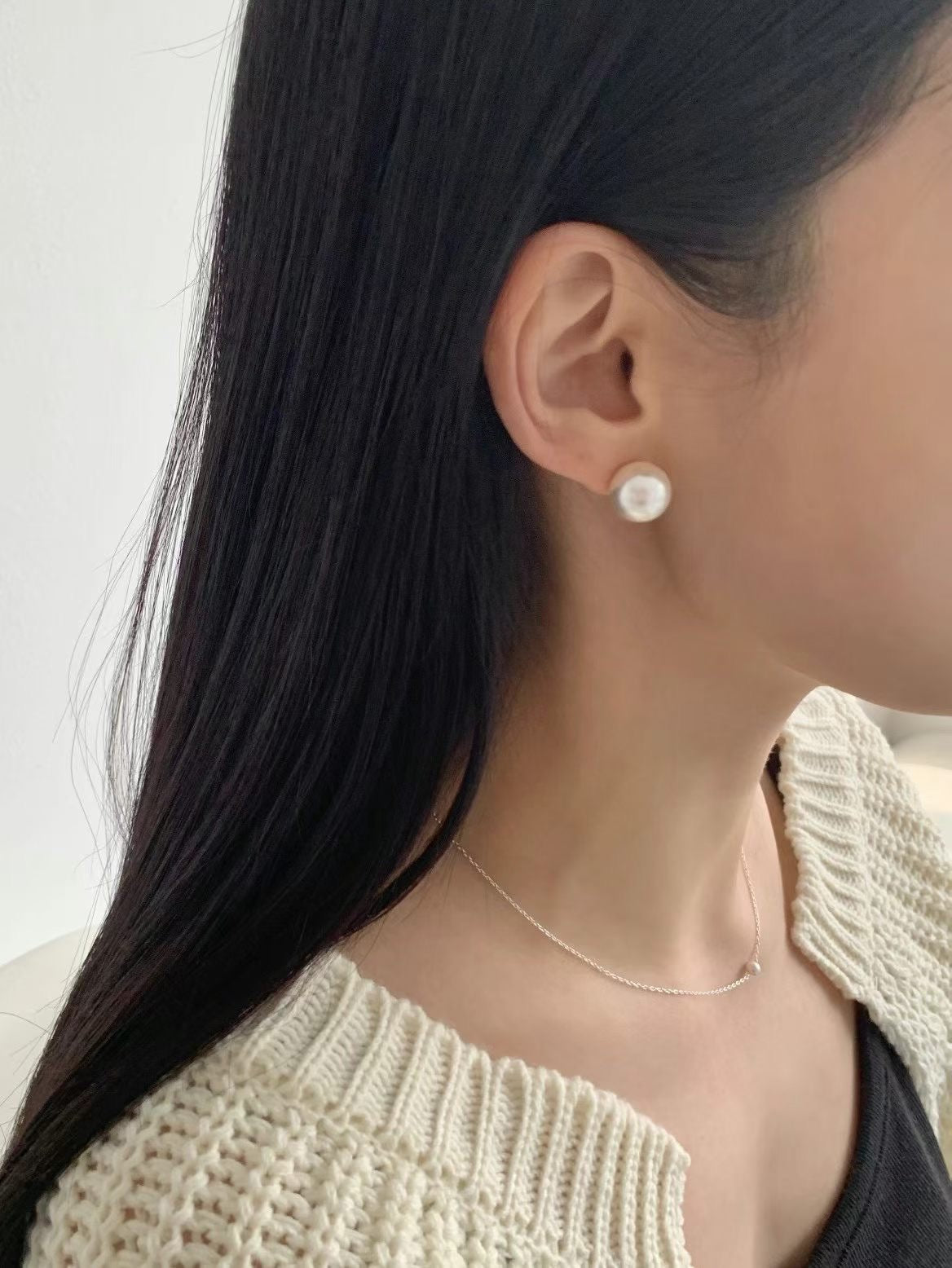 pearl earrings