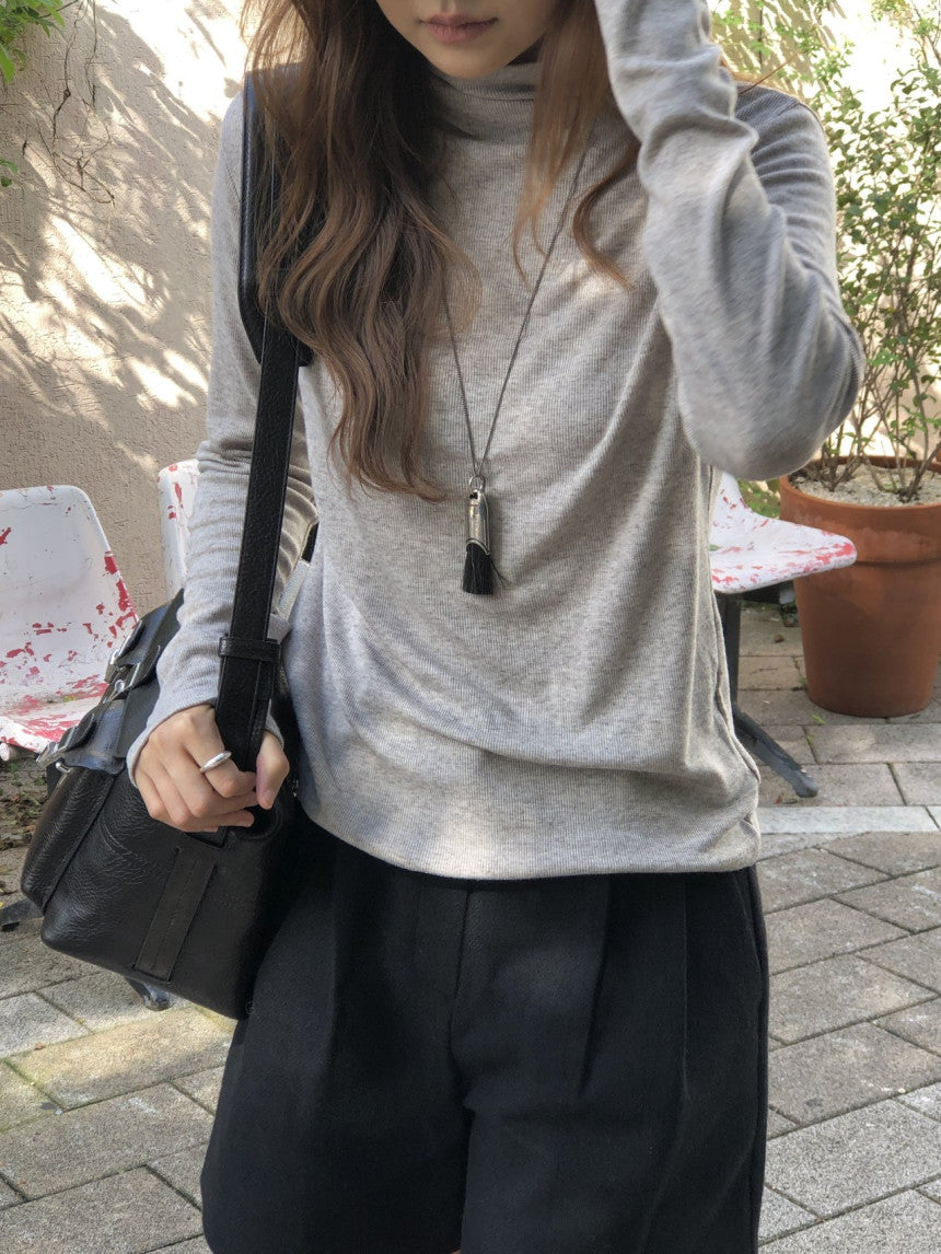 Ria soft turtleneck T-4col