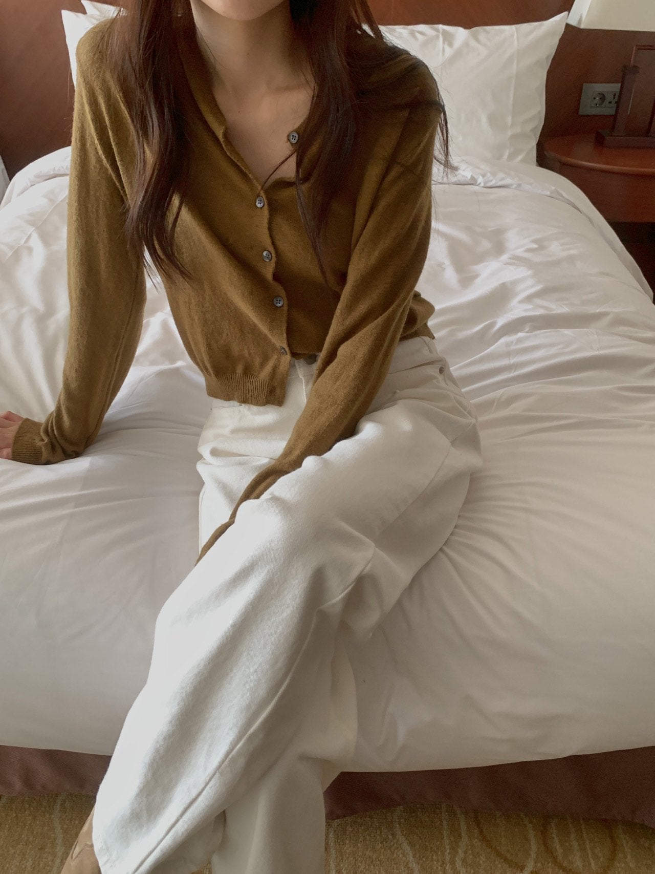 cashmere cardigan-5col