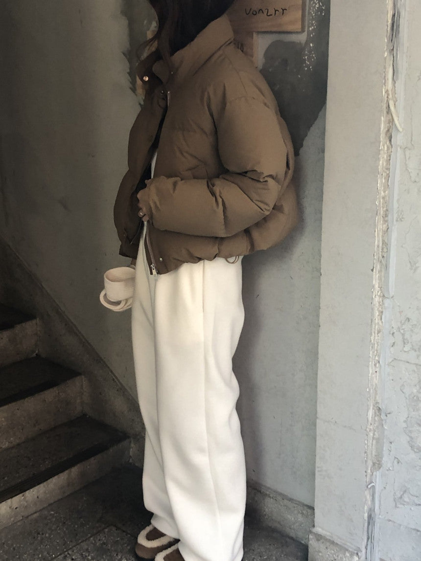 Basel duckdown short padding-3col