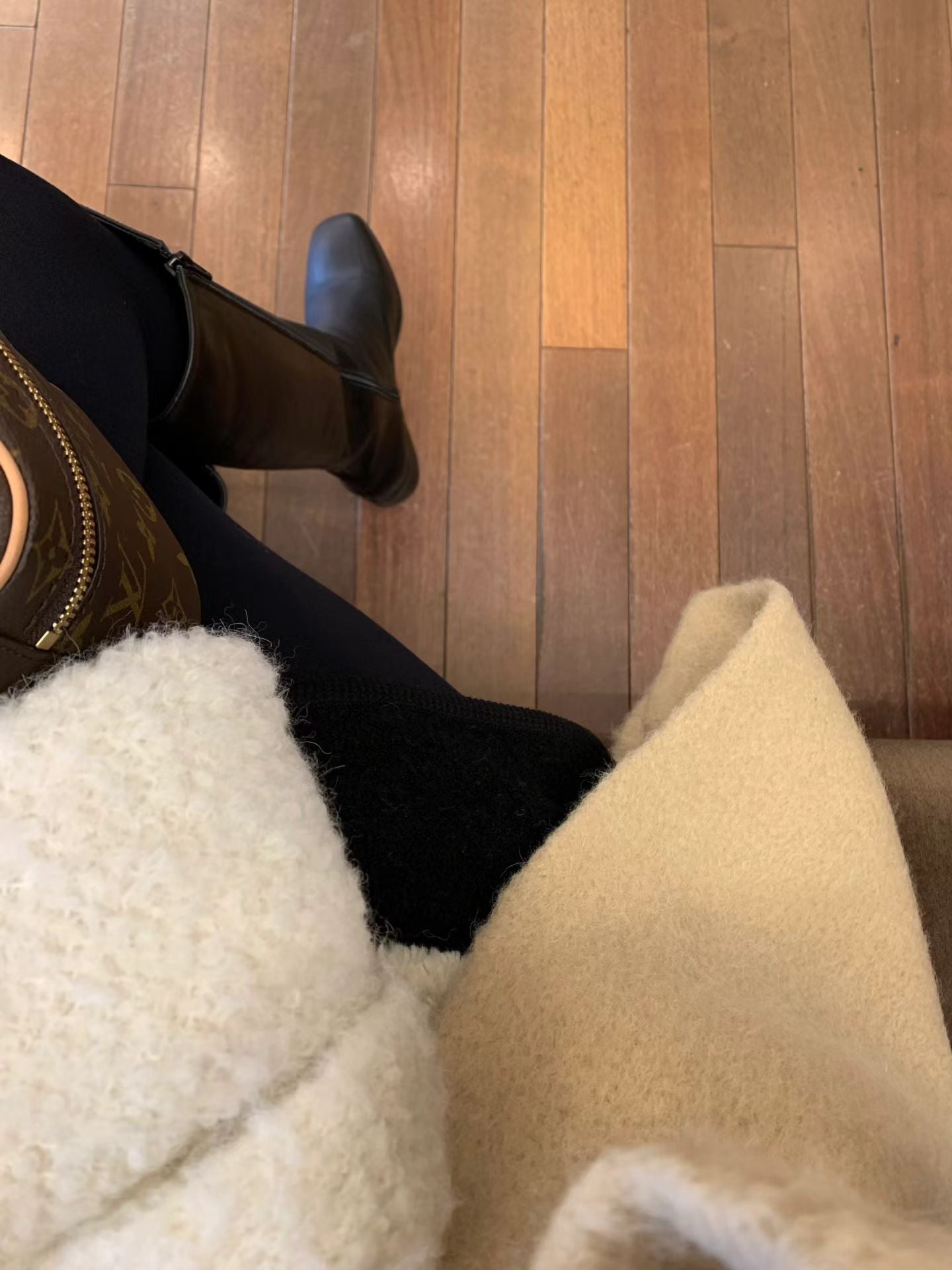 Ounce sander alpaca half coat-2col