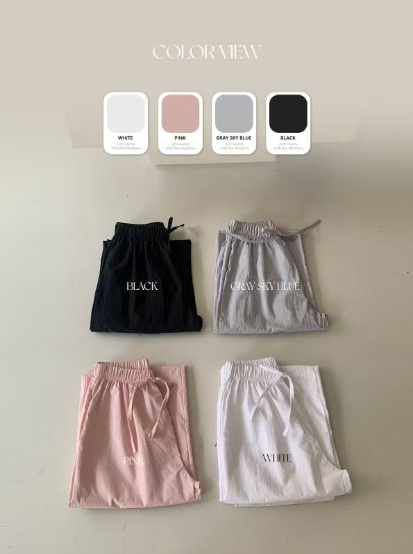 Mive washa banding pants-4col