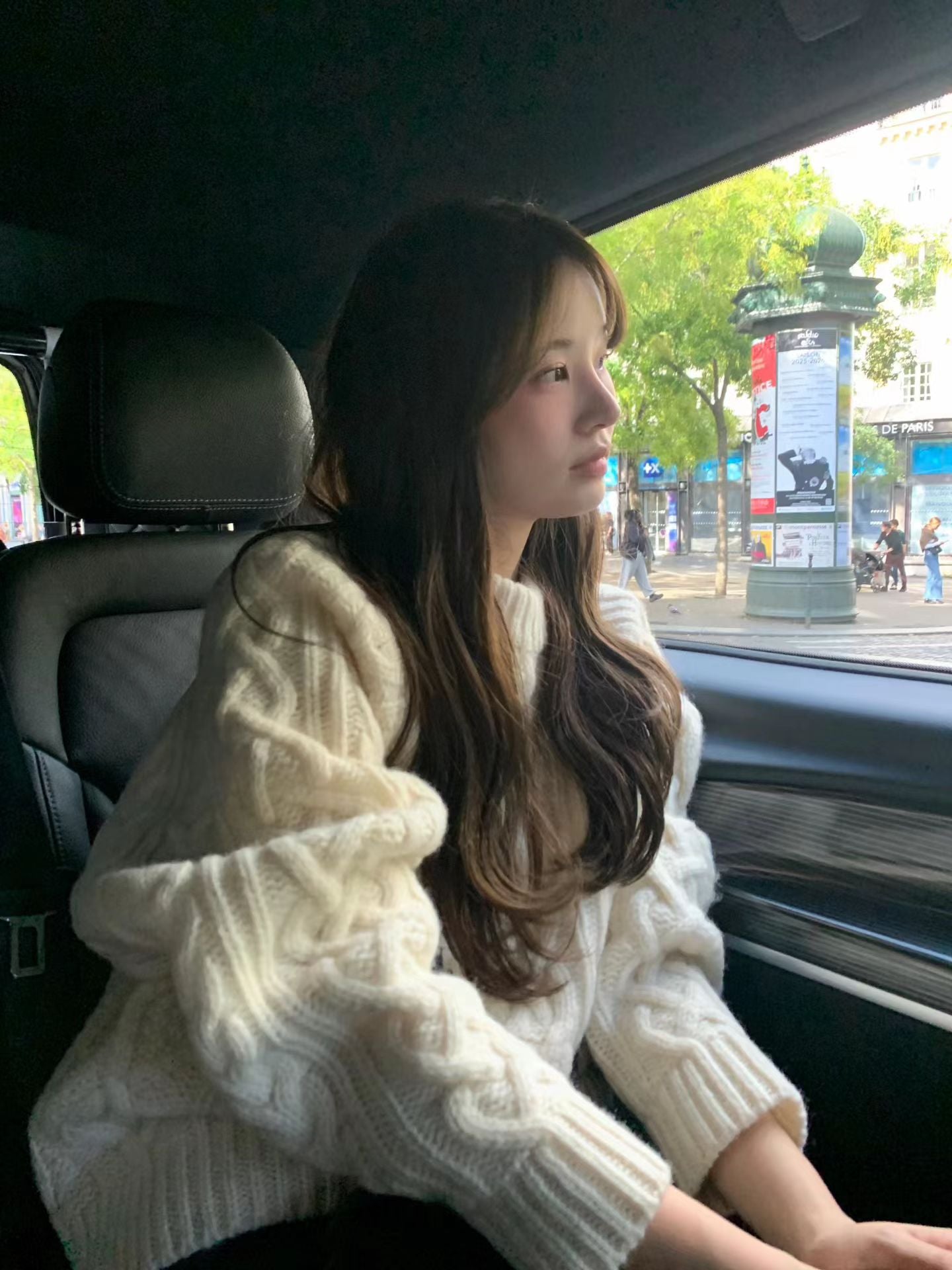 Ounce margo wool cable knit-2col