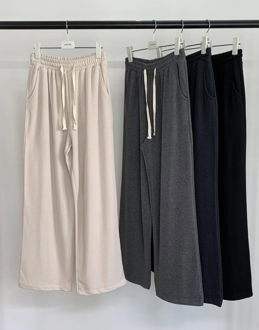 winter gimo Relaxed pants-4col