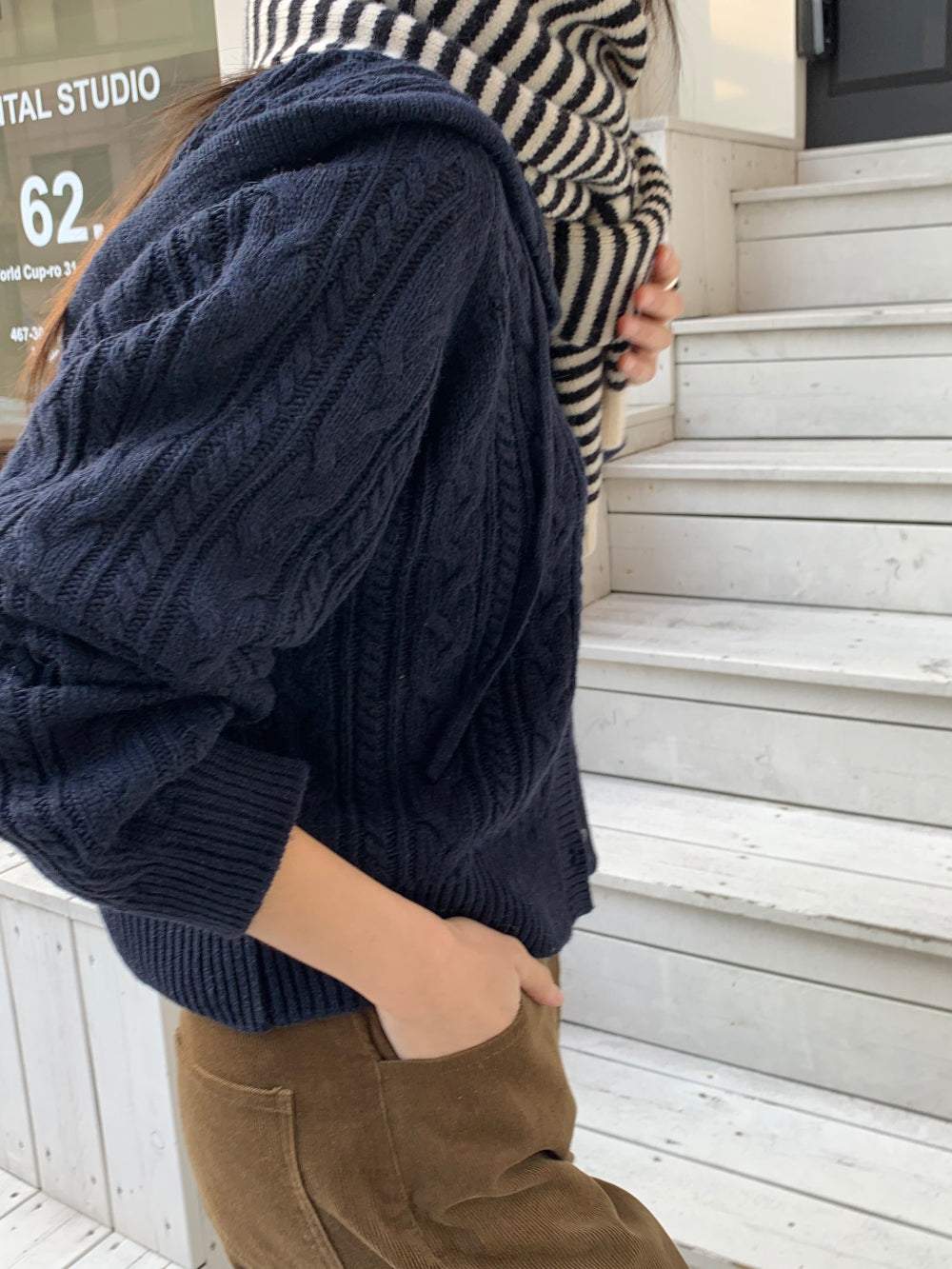 Homme knit muffler-3col