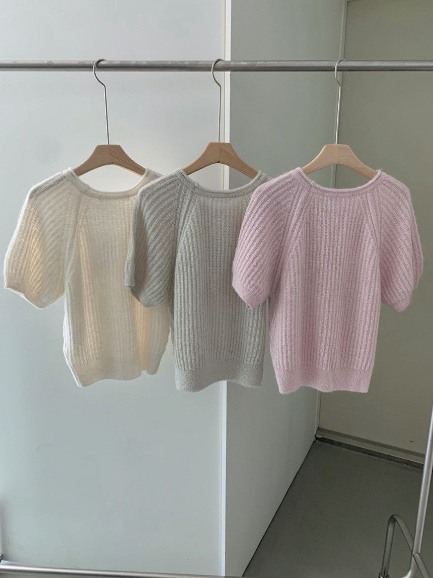 Beyond puff knit-3col