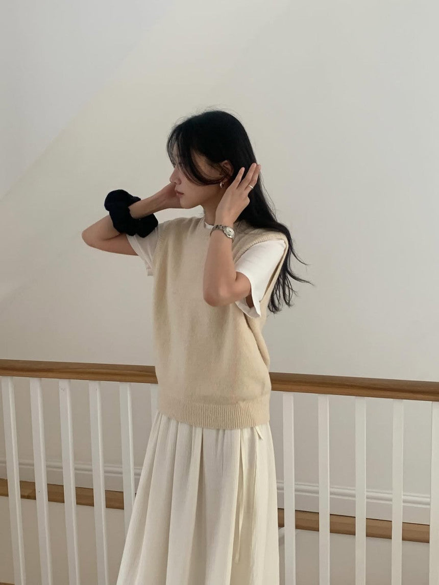 Foe alpaca vest-3col
