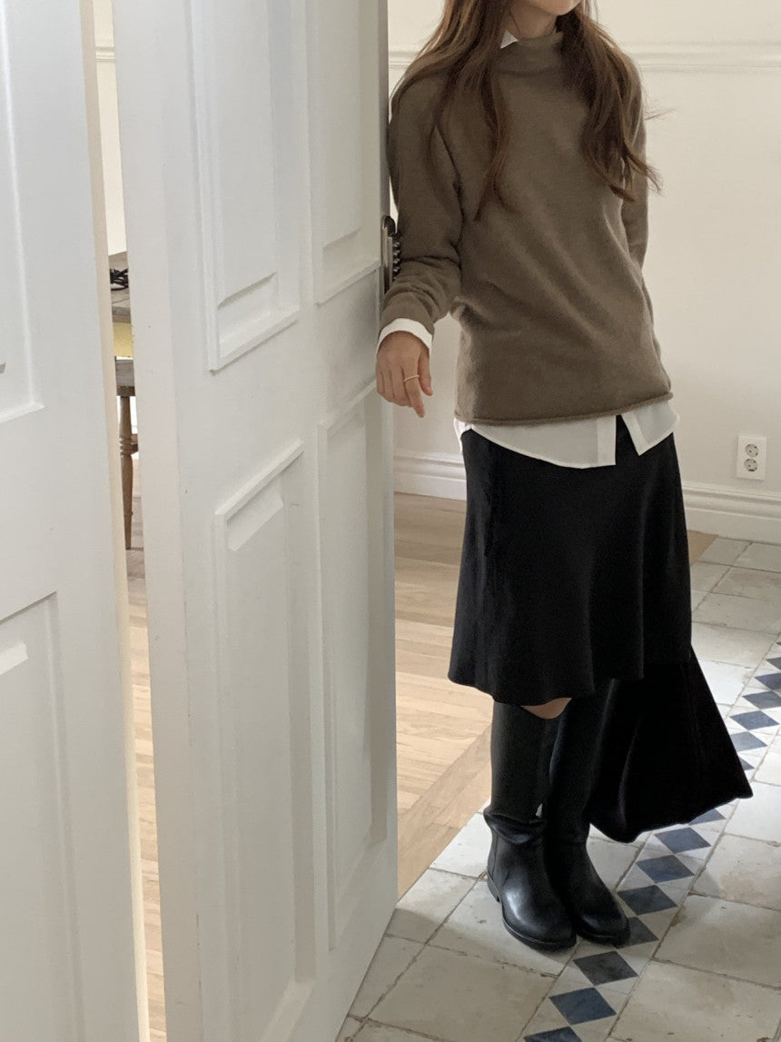 Lanoa cashmere wholegarment knit-4col