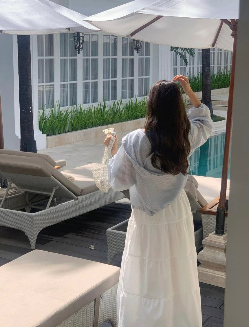 liter pino s.t hood blouse-2col