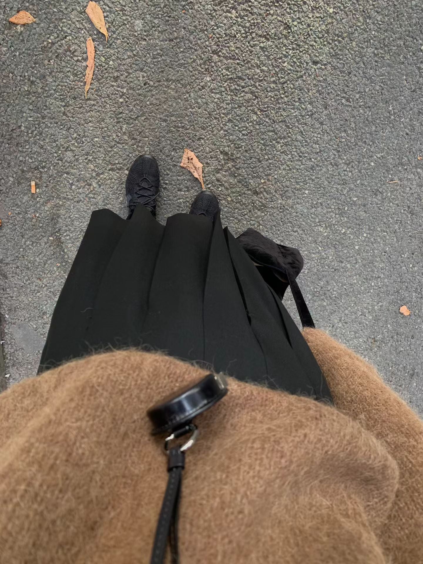 Ounce hey pleats skirt-2col