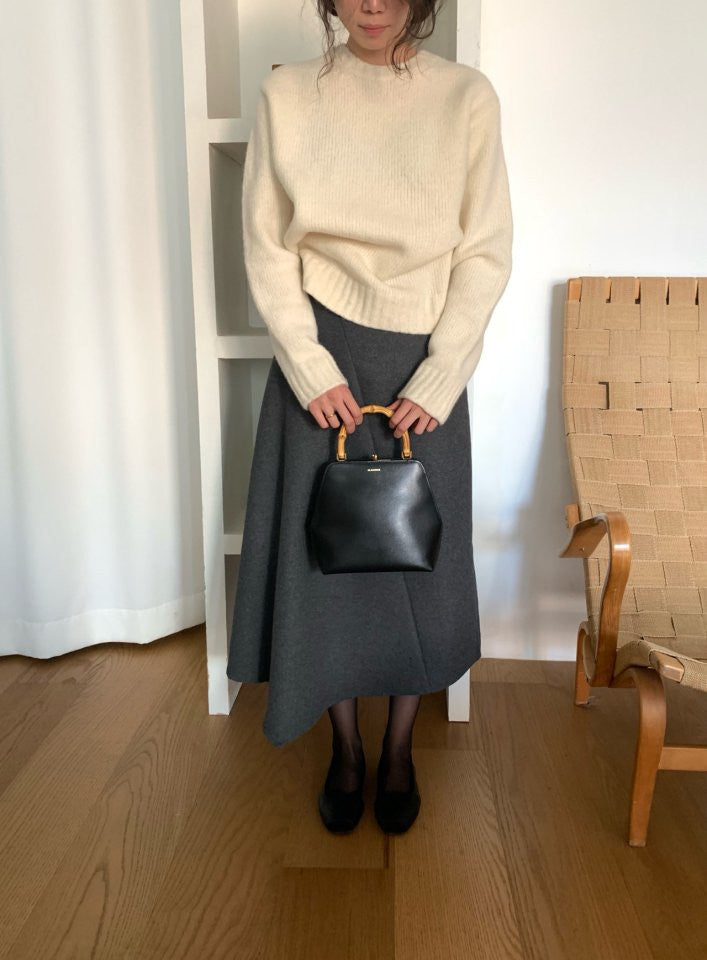Unbal cut skirt