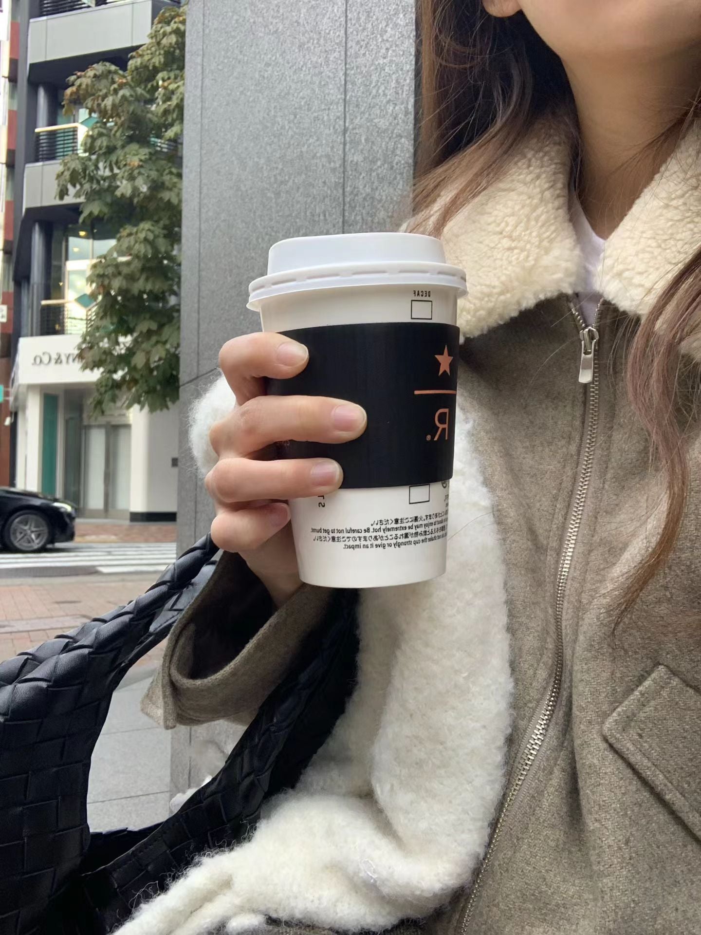 Ounce teddy wool fur Collar jacket-2col