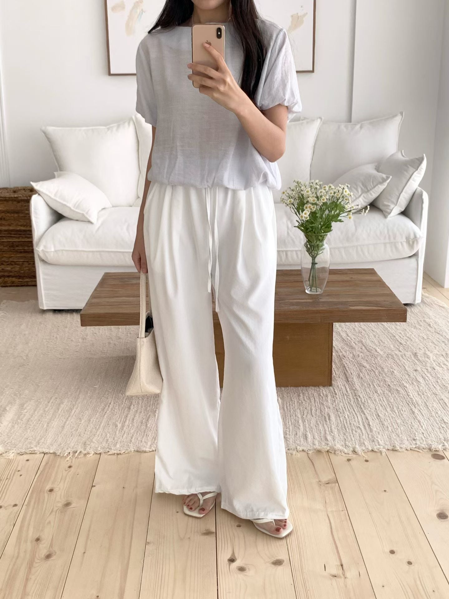 may balloon blouse-4col