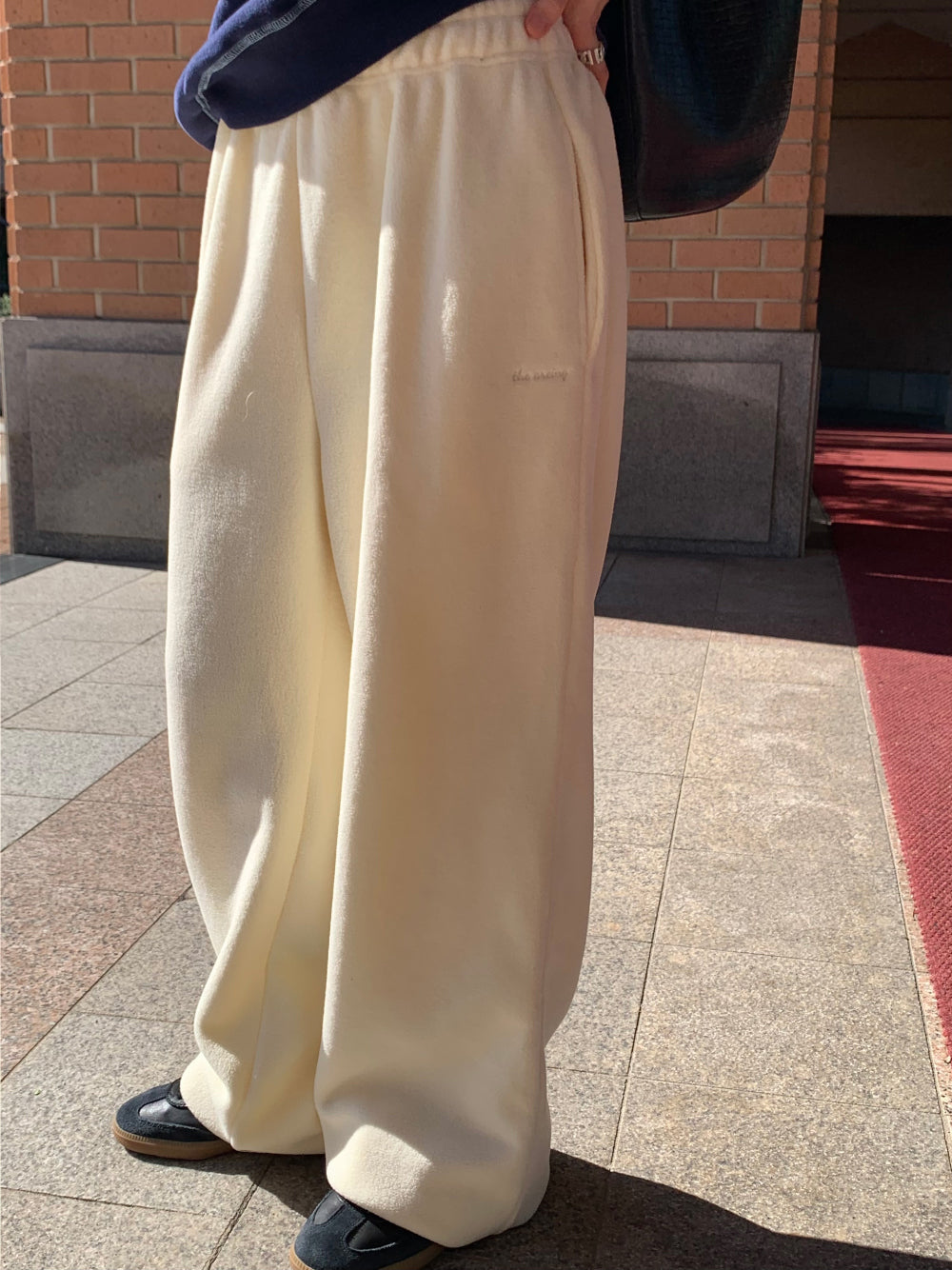 mix fleece pants-4col