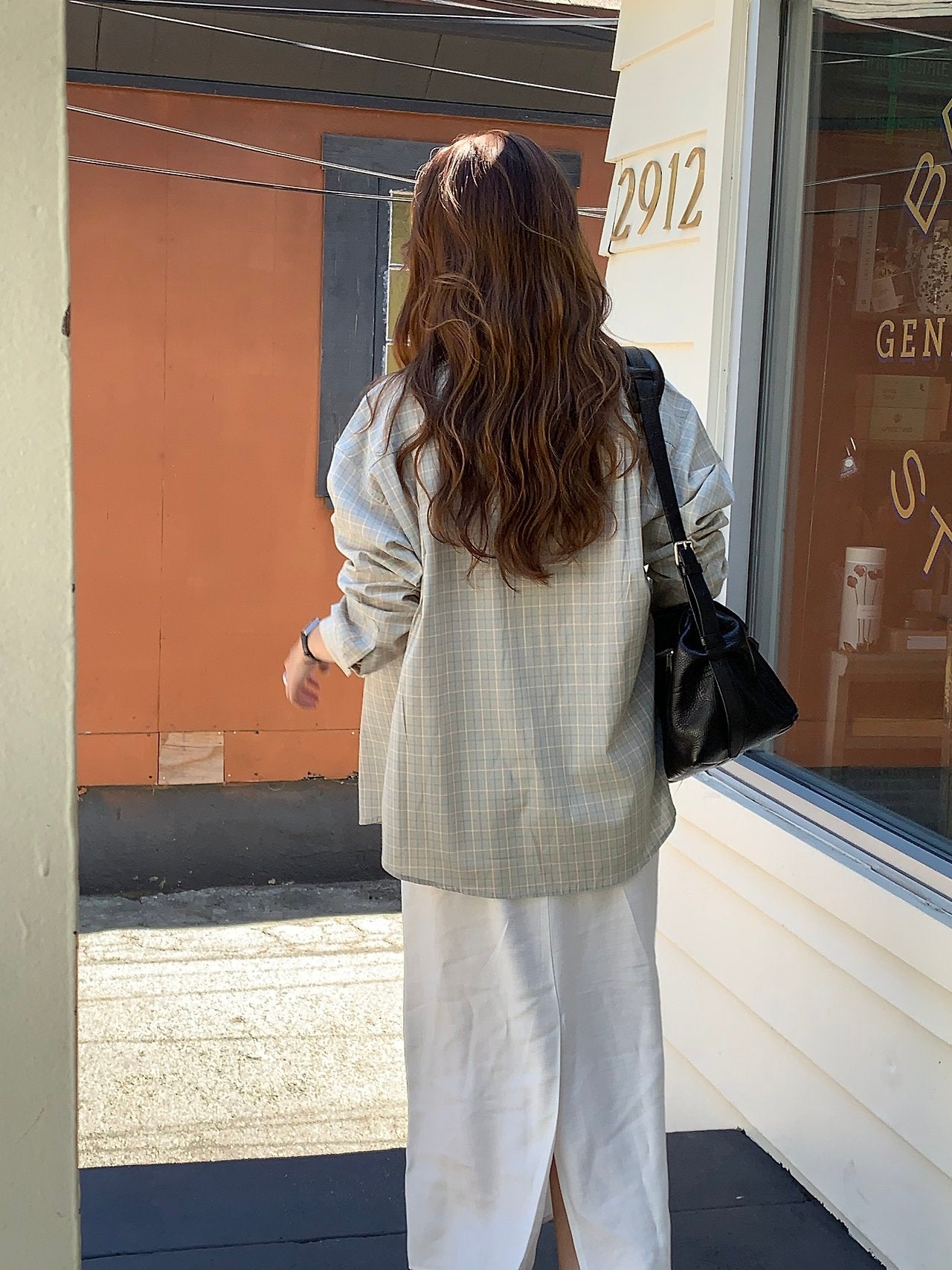 Halen check shirt-2col
