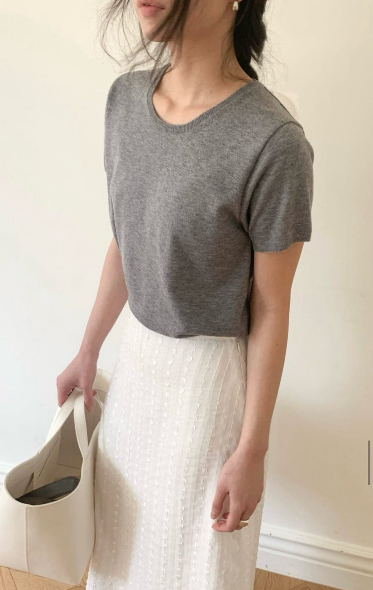 Deondo demu madal half knit-5col
