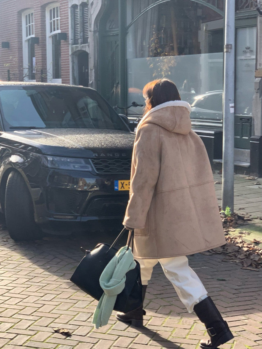 Fitz hoodie shearing half mustang