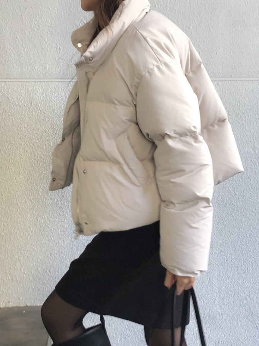 Basel duckdown short padding-3col