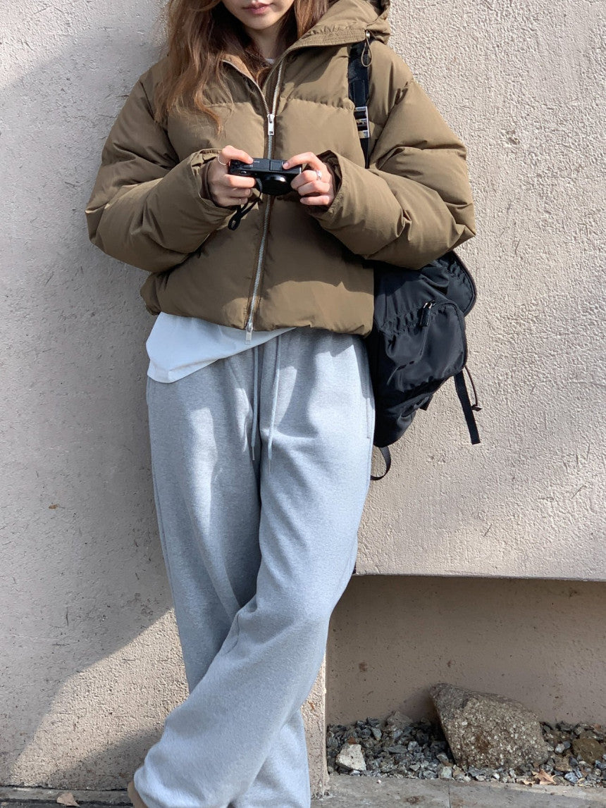 Noa hood duck down padding-3col