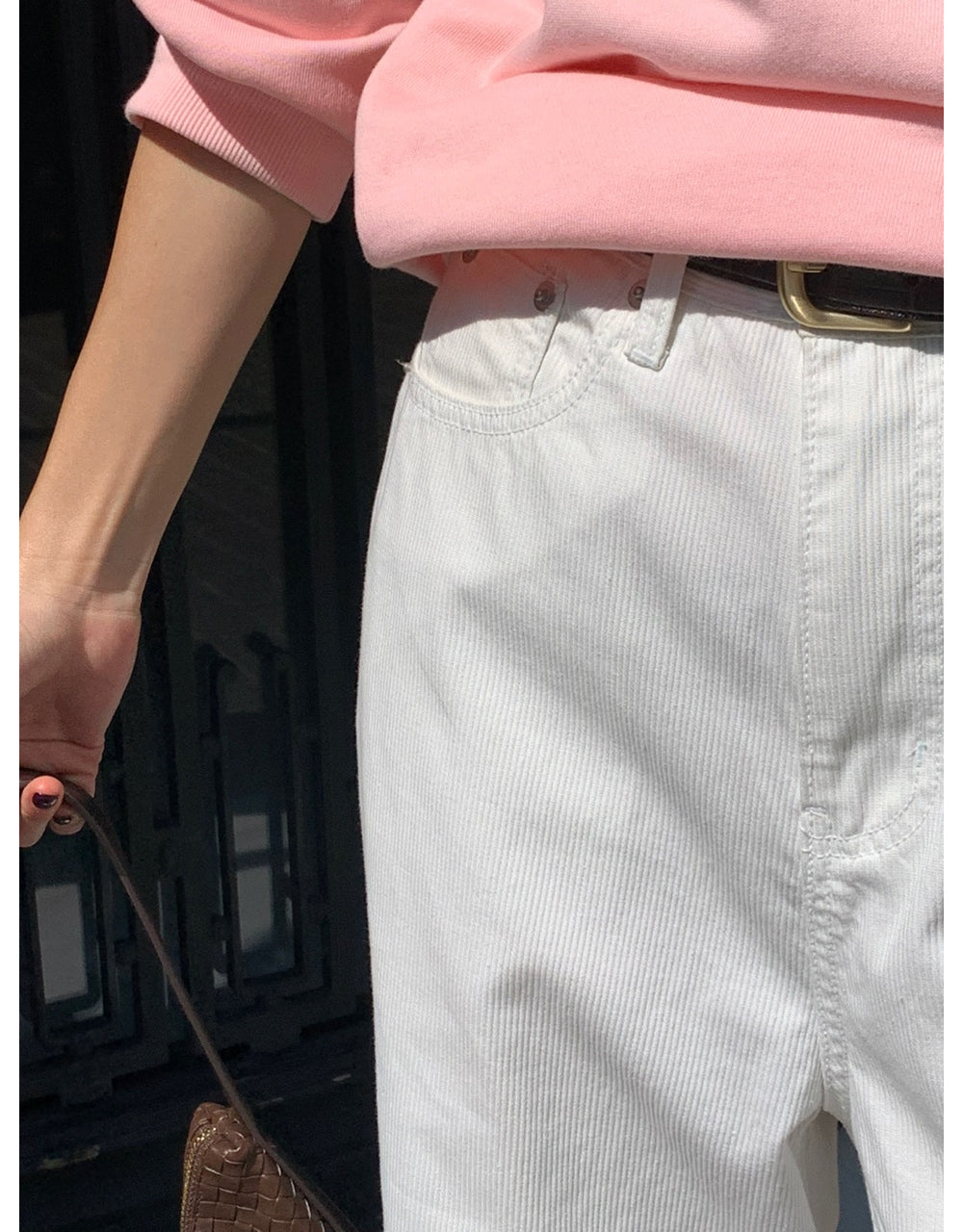 Tissue rib denim