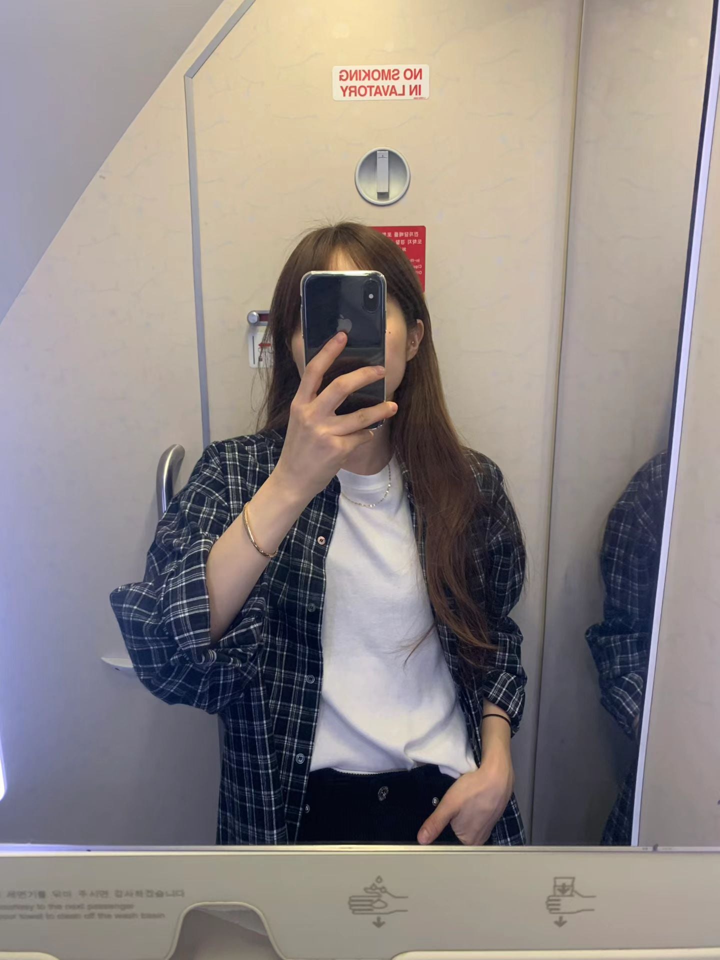 Ounce liden check shirt-2col