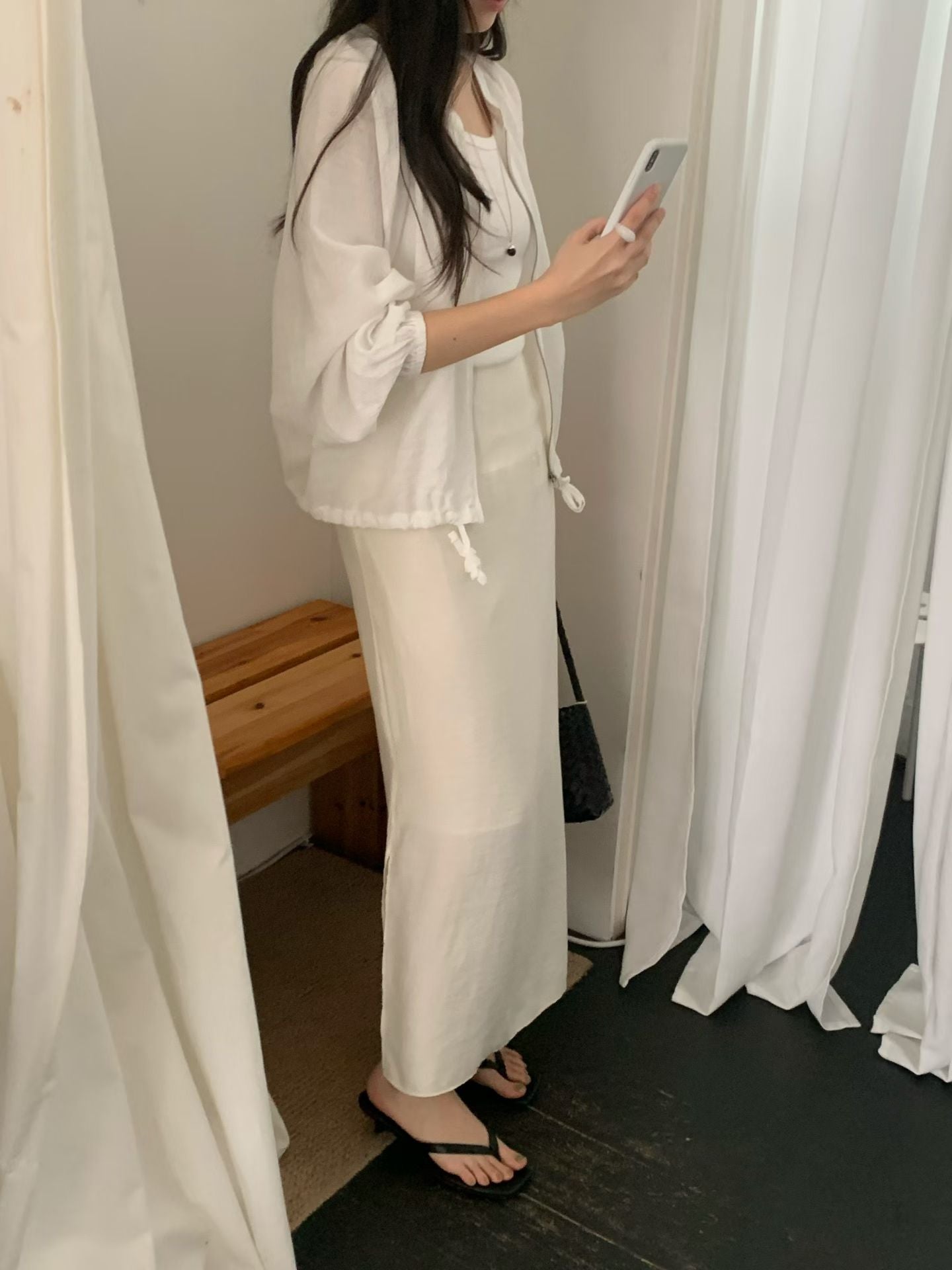 wind string blouse-3col