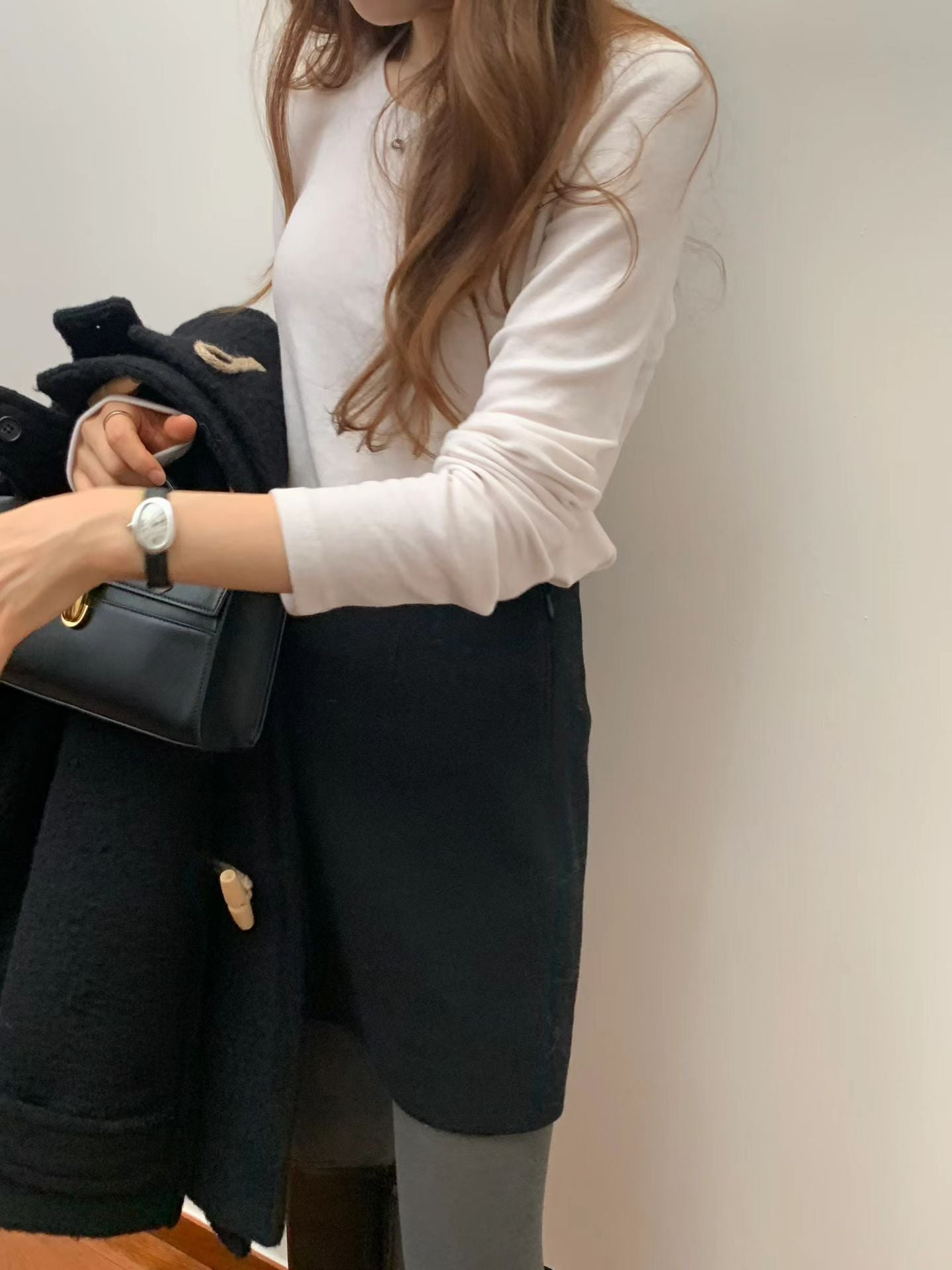 Ounce wool mini skirt-3col