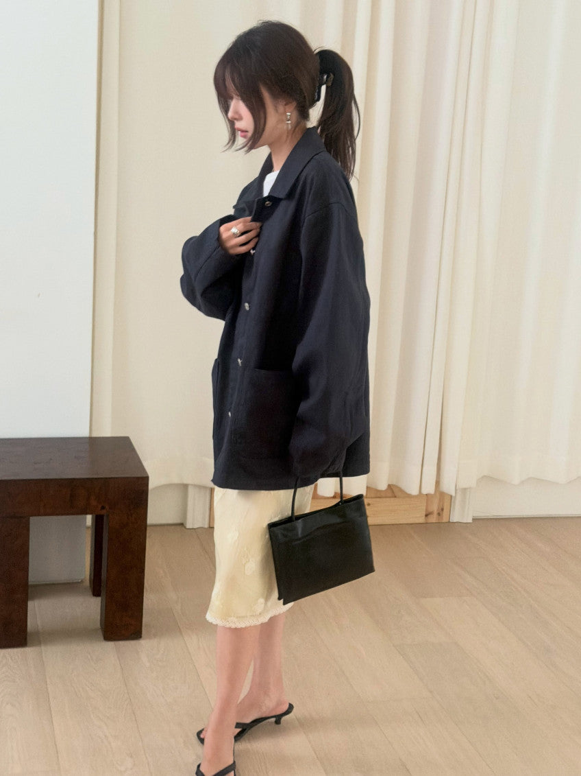 Art denim jacket-3col