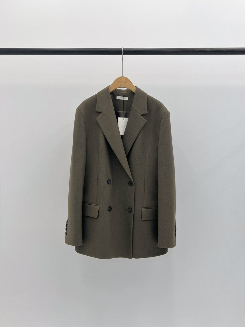Sienna wool tailored double jacket