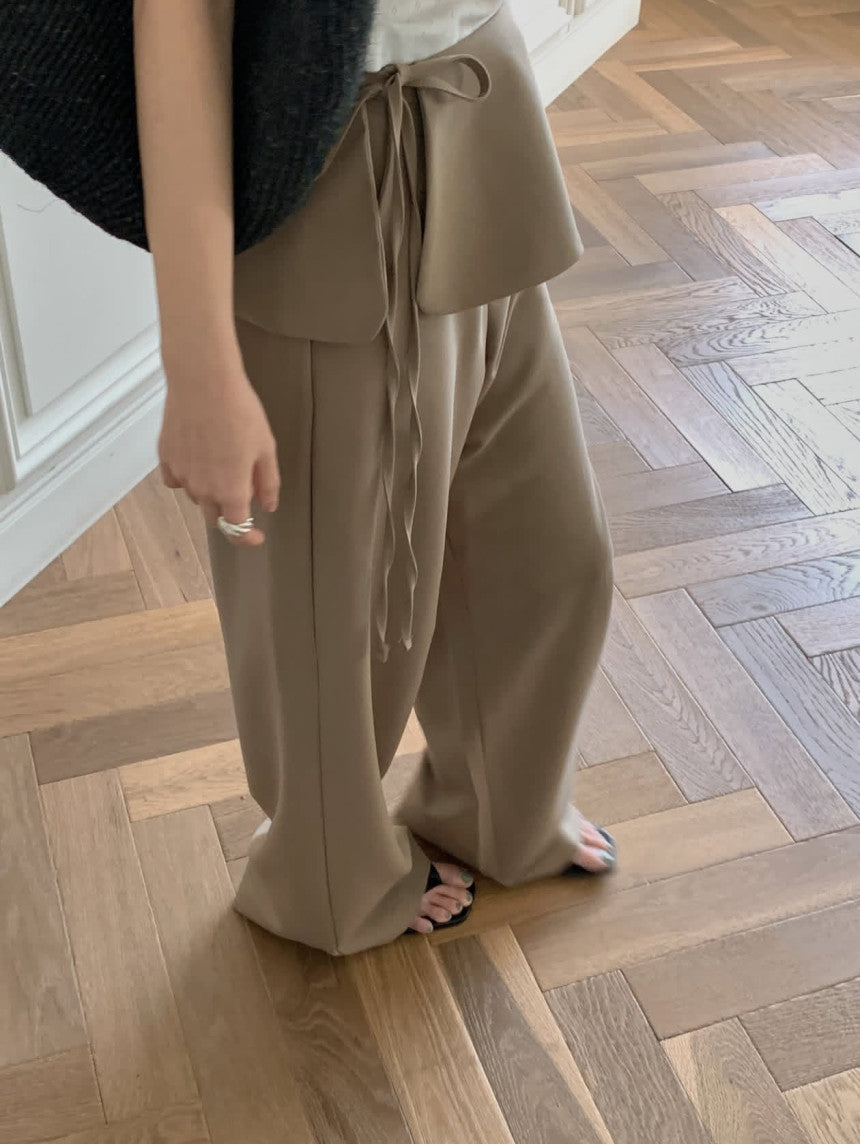 wrap slacks set-3col
