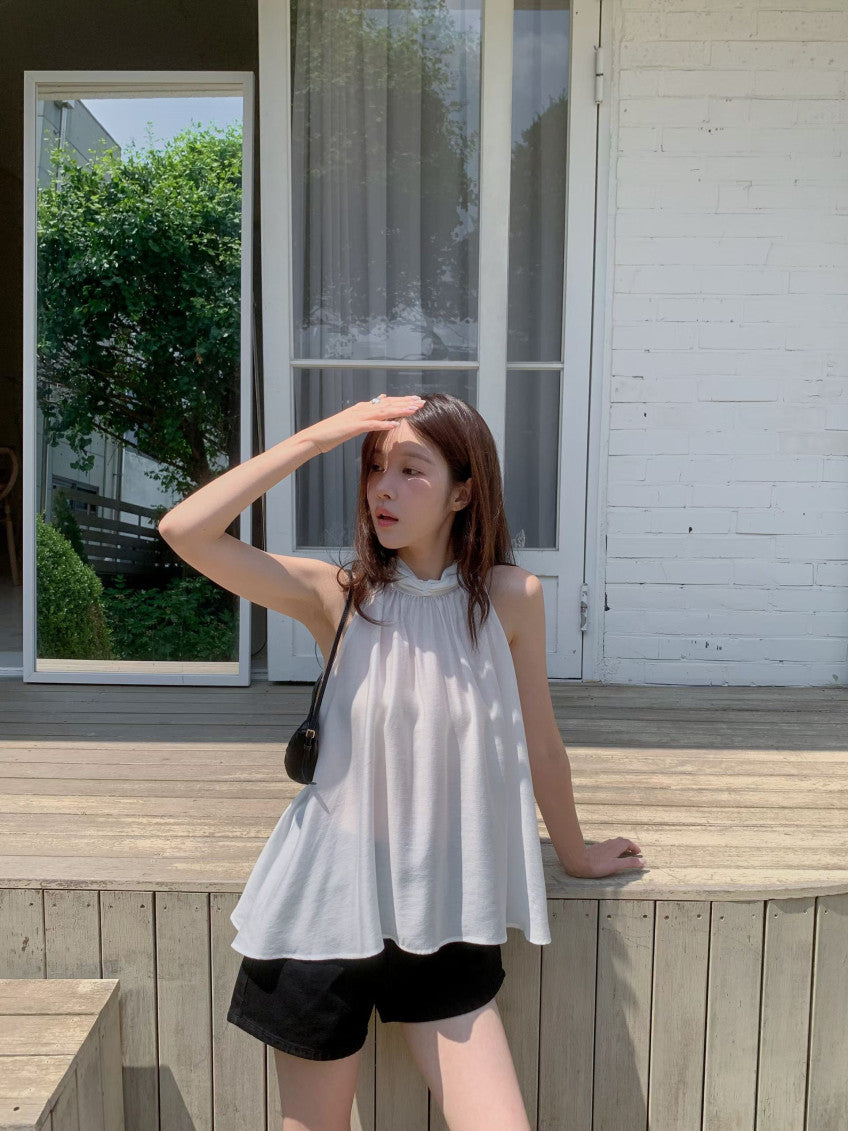Kayleigh halter sleeveless-3col