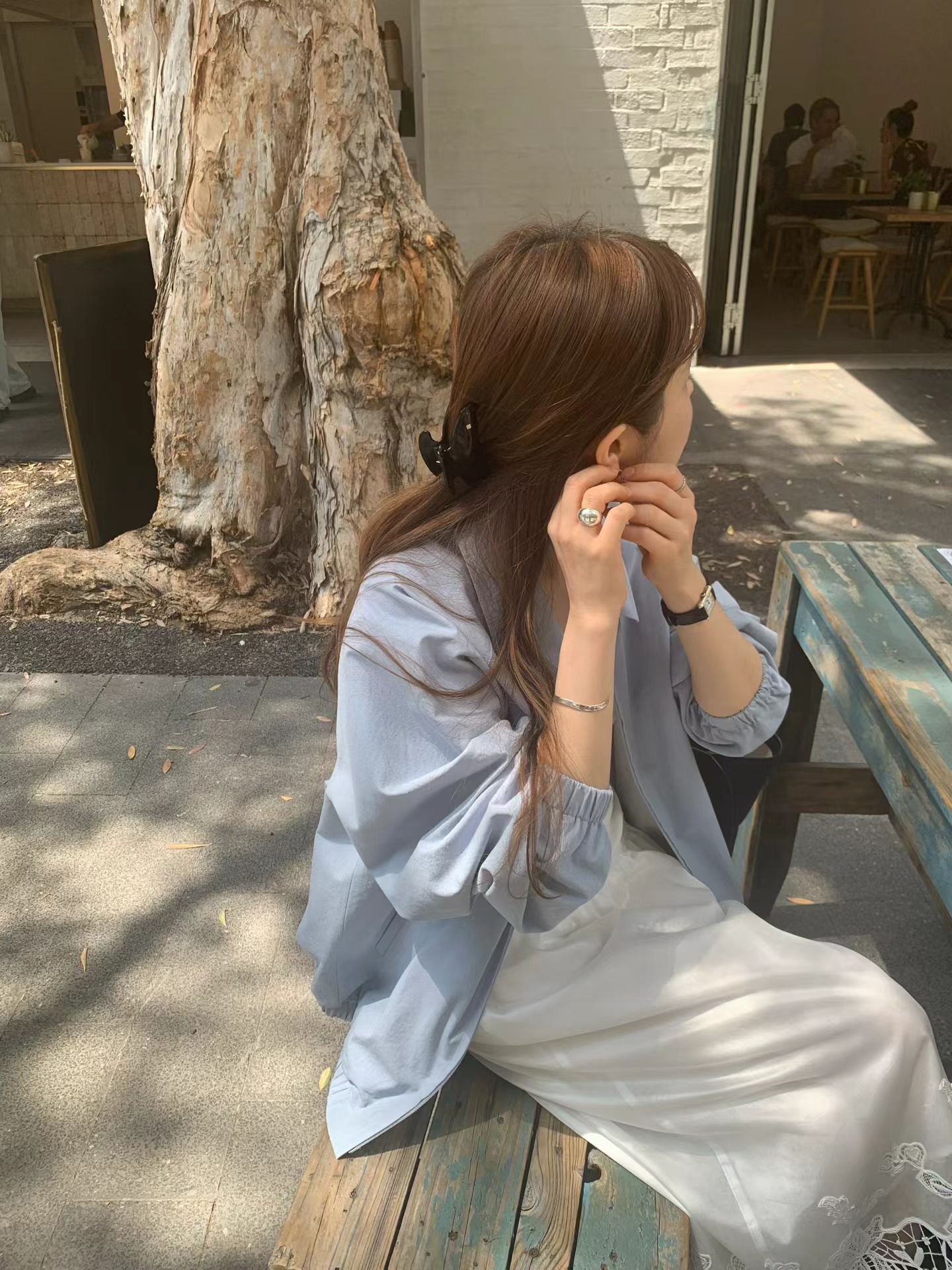 Ounce basic blouson jumper-2col