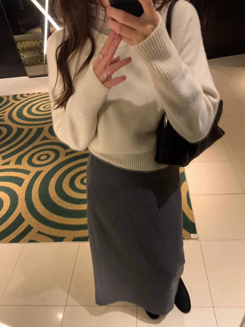 wool reglan knit-4col