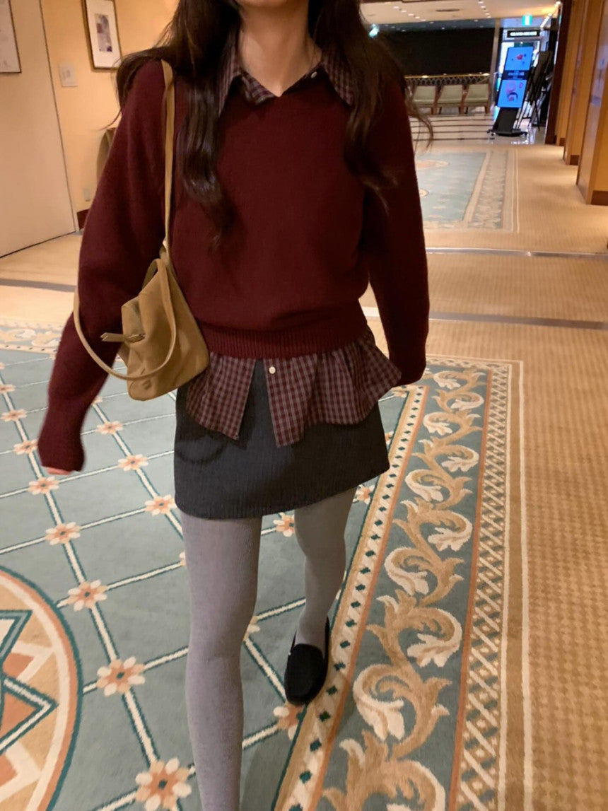 wool reglan knit-4col