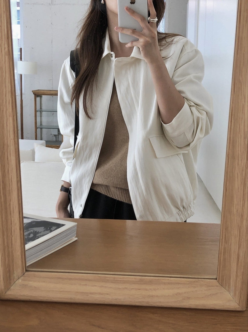 Fizt lyocell blouson-3col
