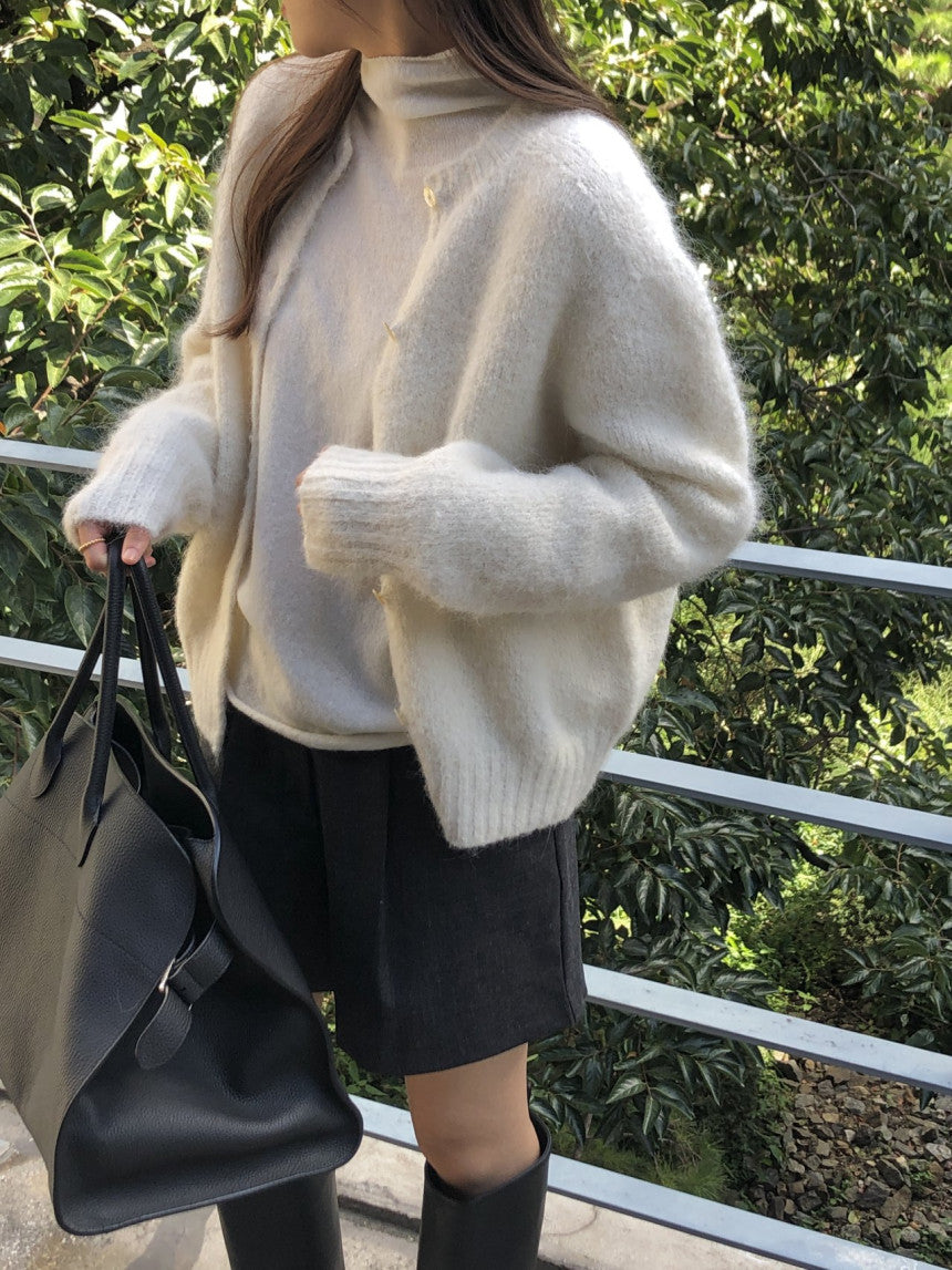 Lucy alpaca wholega cardigan-3col