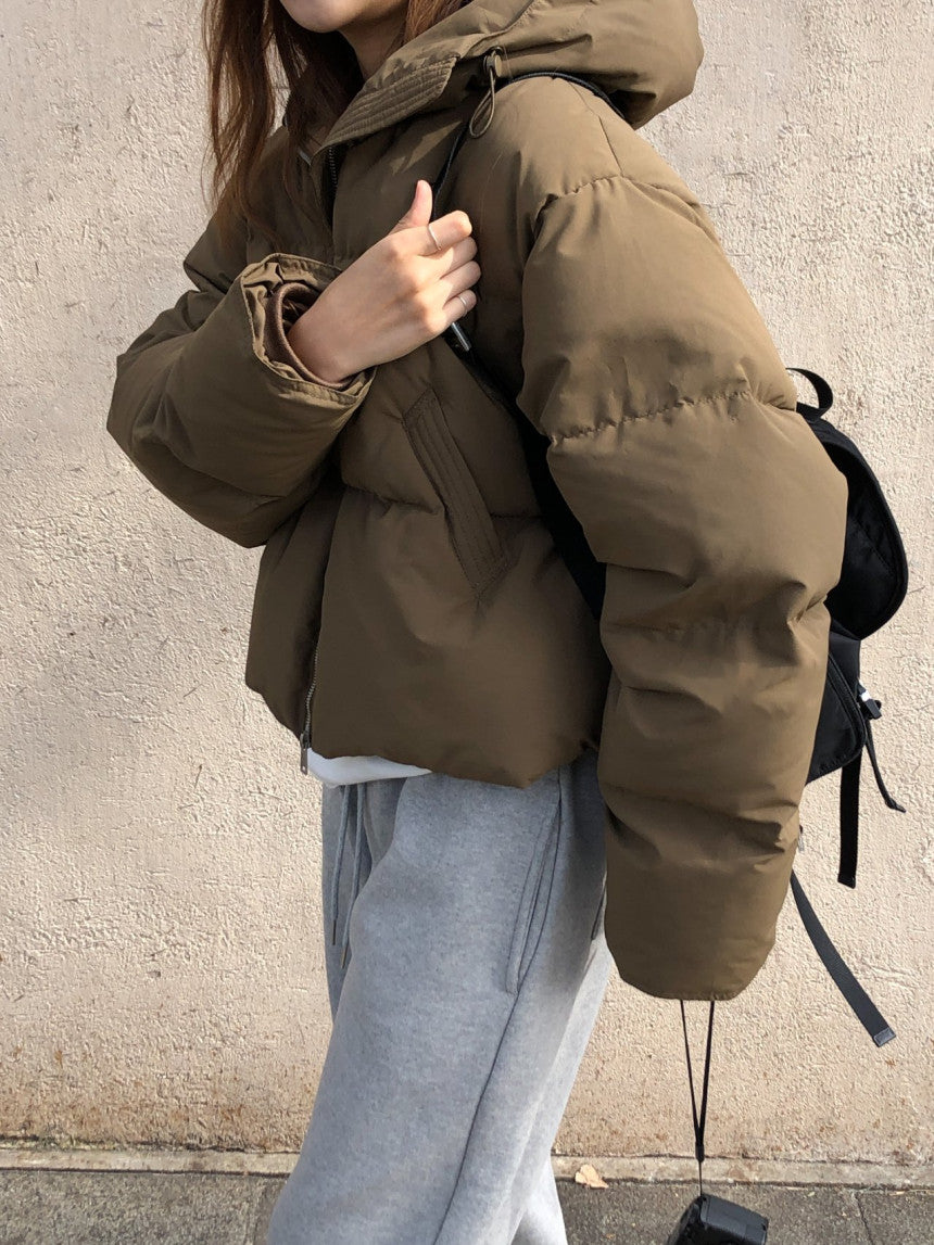 Noa hood duck down padding-3col