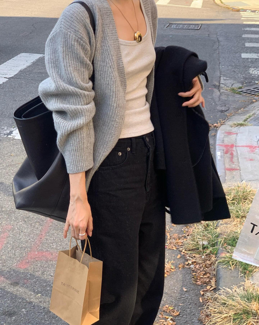 Mue hachi cardigan-4col