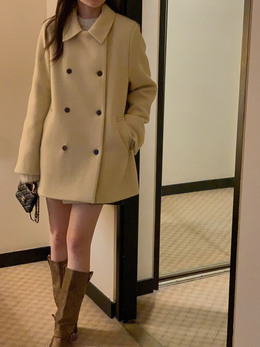 Lemiel wool coat-2col